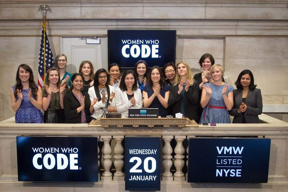 Featured image for Women Who Code Rings Opening Bell at NYSE